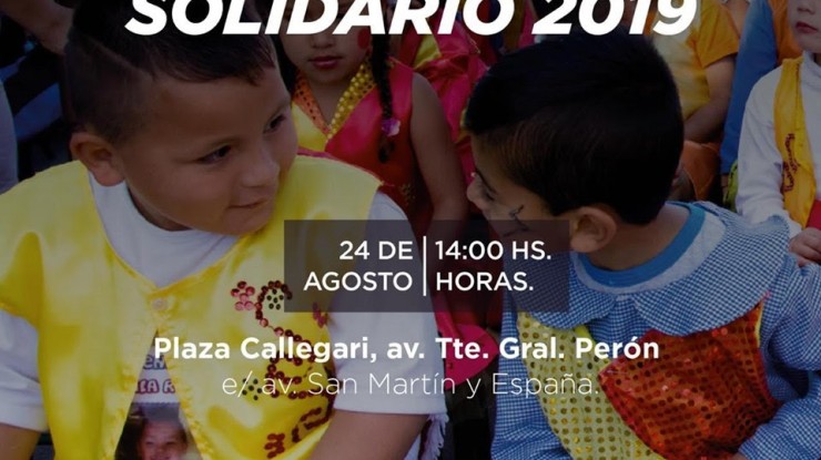 Día del Niño solidario en la Plaza Callegari